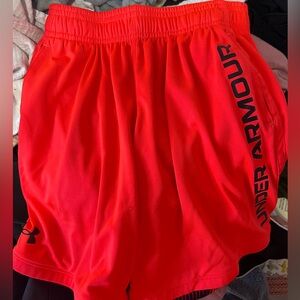 Under Armour Kids Bright Red Shorts